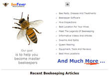 Tablet Screenshot of beefever.com